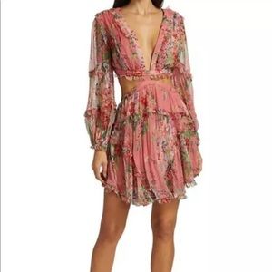 Never worn brand new with tags Zimmermann bellitude cutout mini dress